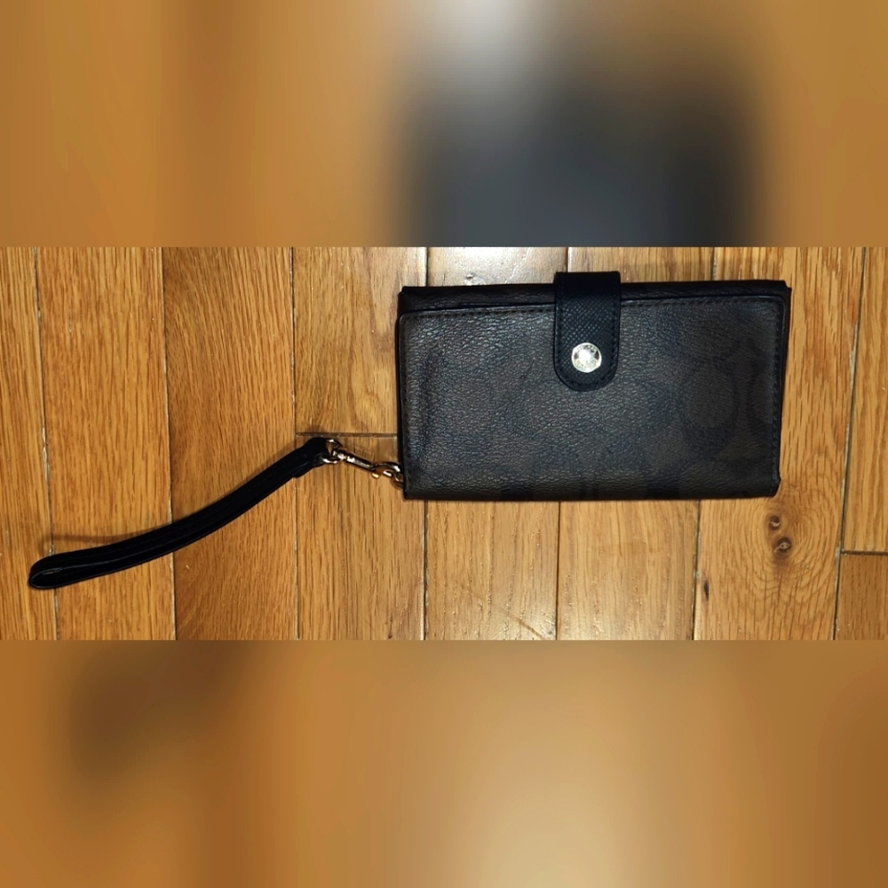 VINTAGE COACH WRISTLET MATCHES F53975 IMAA8 Signature PVC PHONE CASE Holder